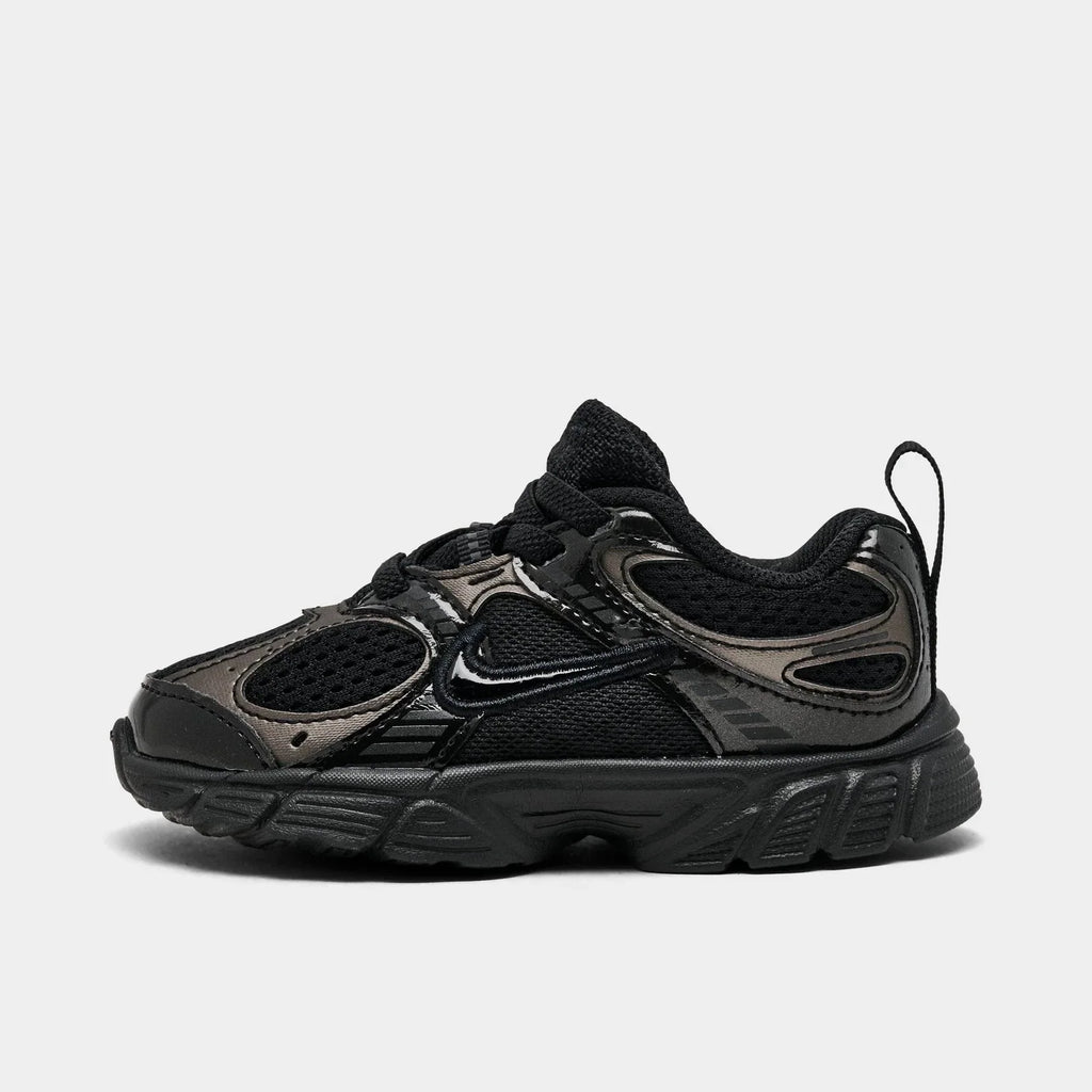 Toddler Mesh Stretch-Lace Sneakers - Black