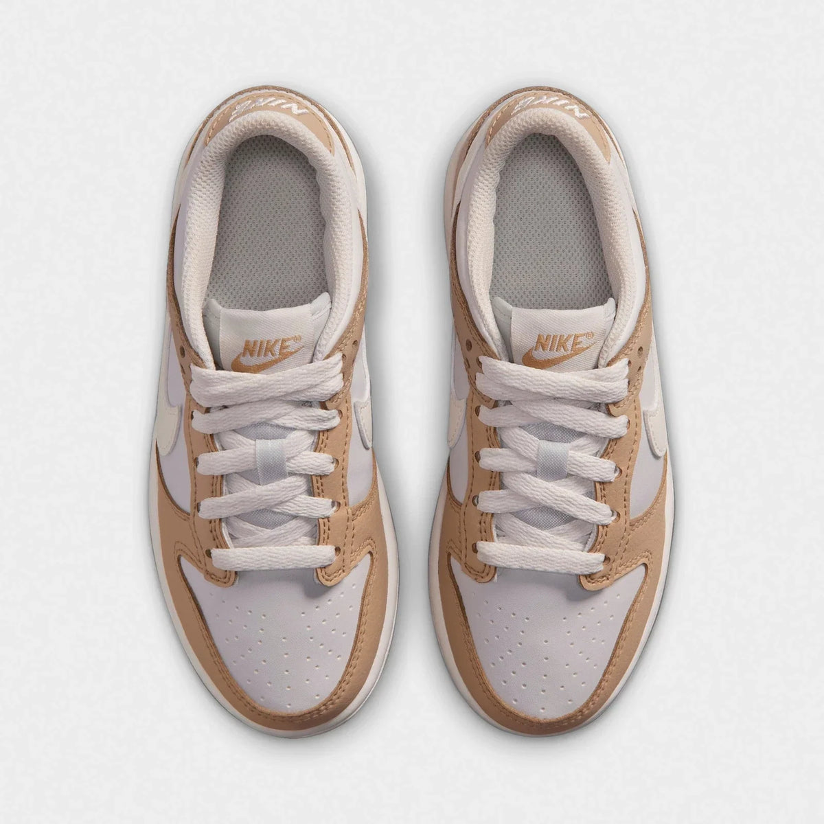 Little Kids' Leather Low-Top Sneakers - Brown