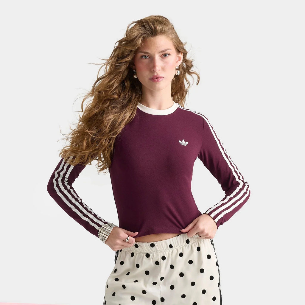 Women's Slim Long-Sleeve Stretch T-Shirt