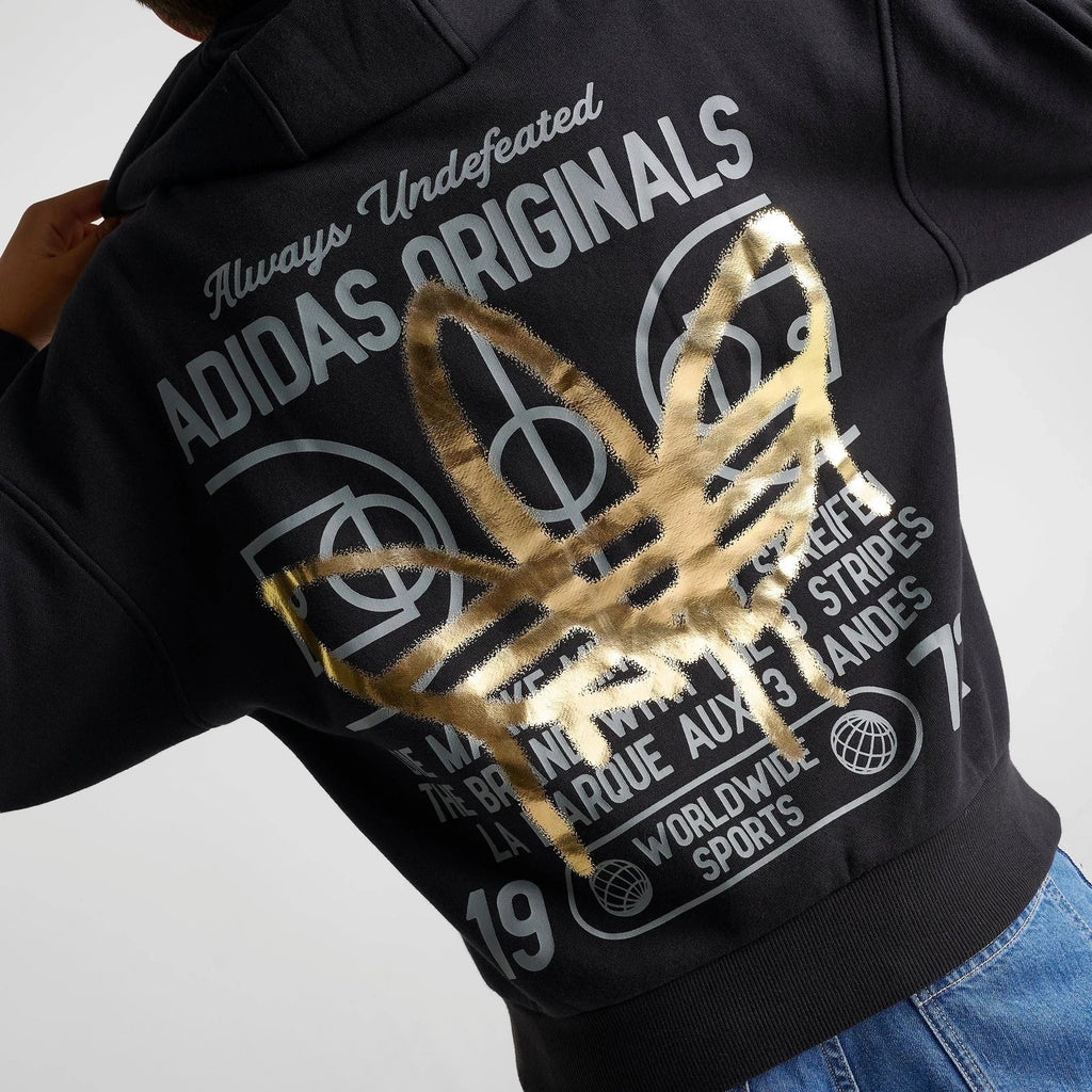 Kids' Metallic Graphic Fleece Pullover Hoodie