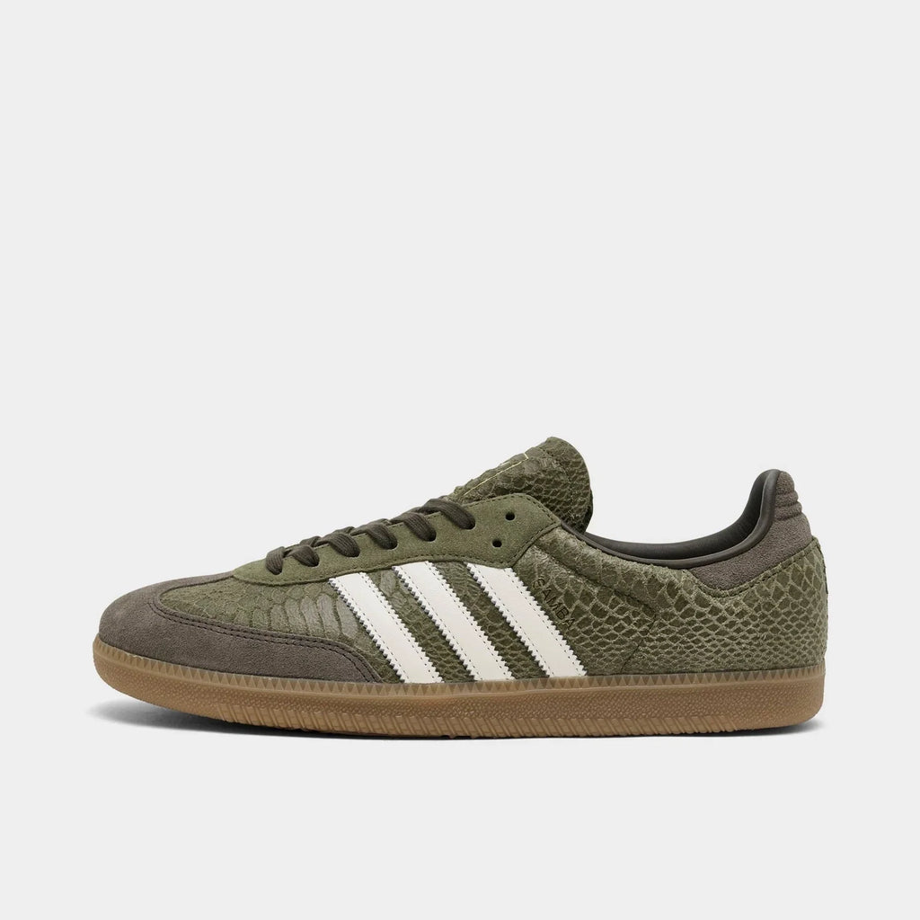Men's Snakeskin-Print Leather Sneaker