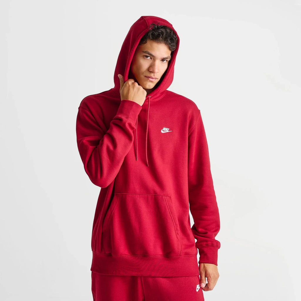 Men's Embroidered Fleece Pullover Hoodie