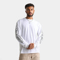 Men's Loose-Fit Graphic Long-Sleeve Tee