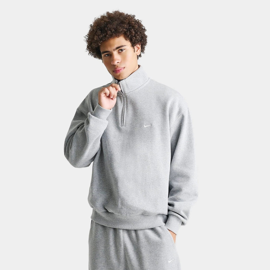 Men's Brushed Fleece Quarter Zip Pullover