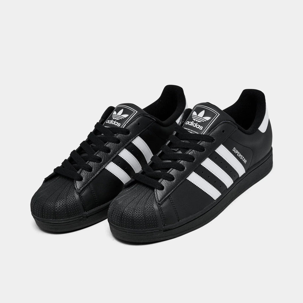 Men's Shell-Toe Leather Low-Top Sneakers