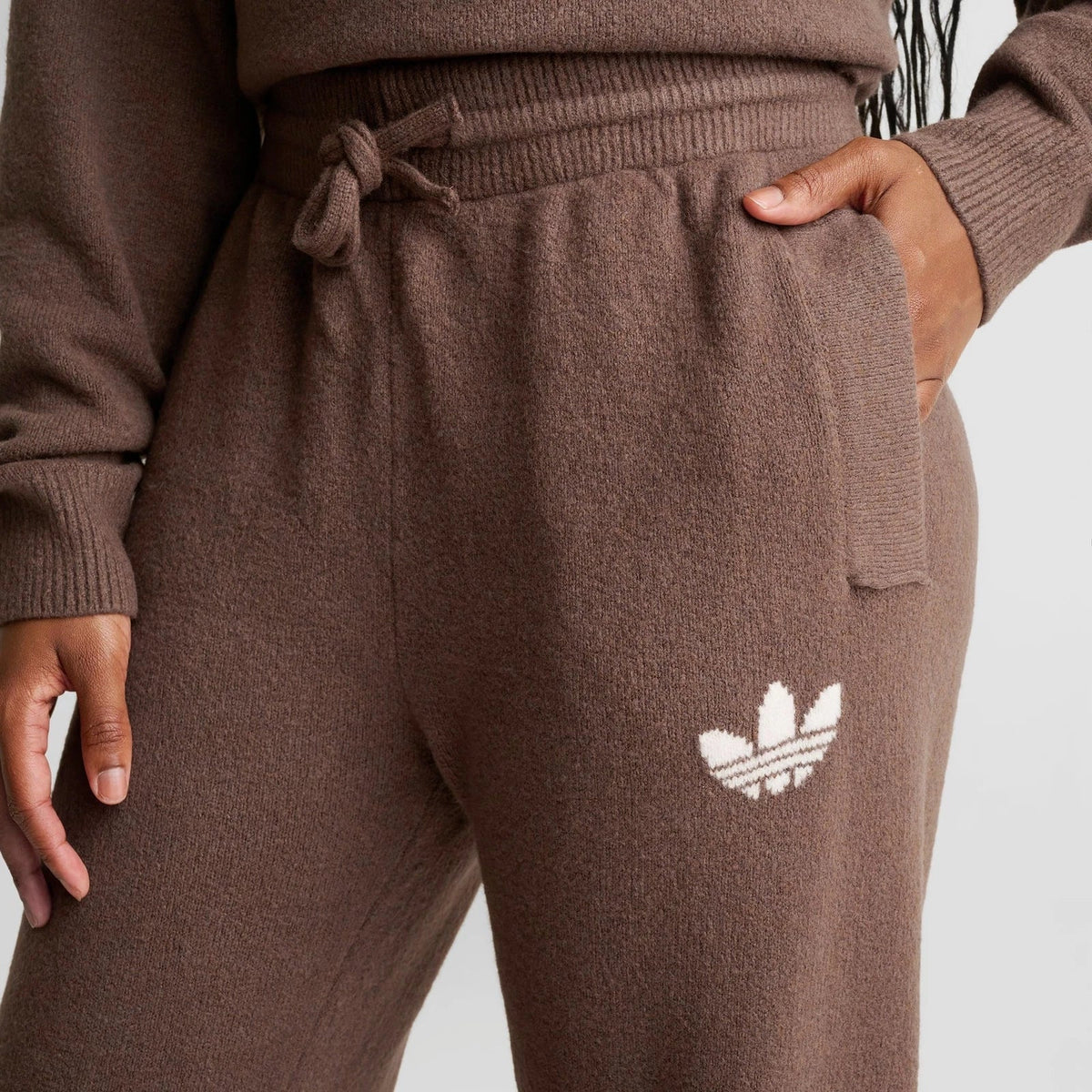 Women's Loose-Fit Wool-Blend Knit Pants