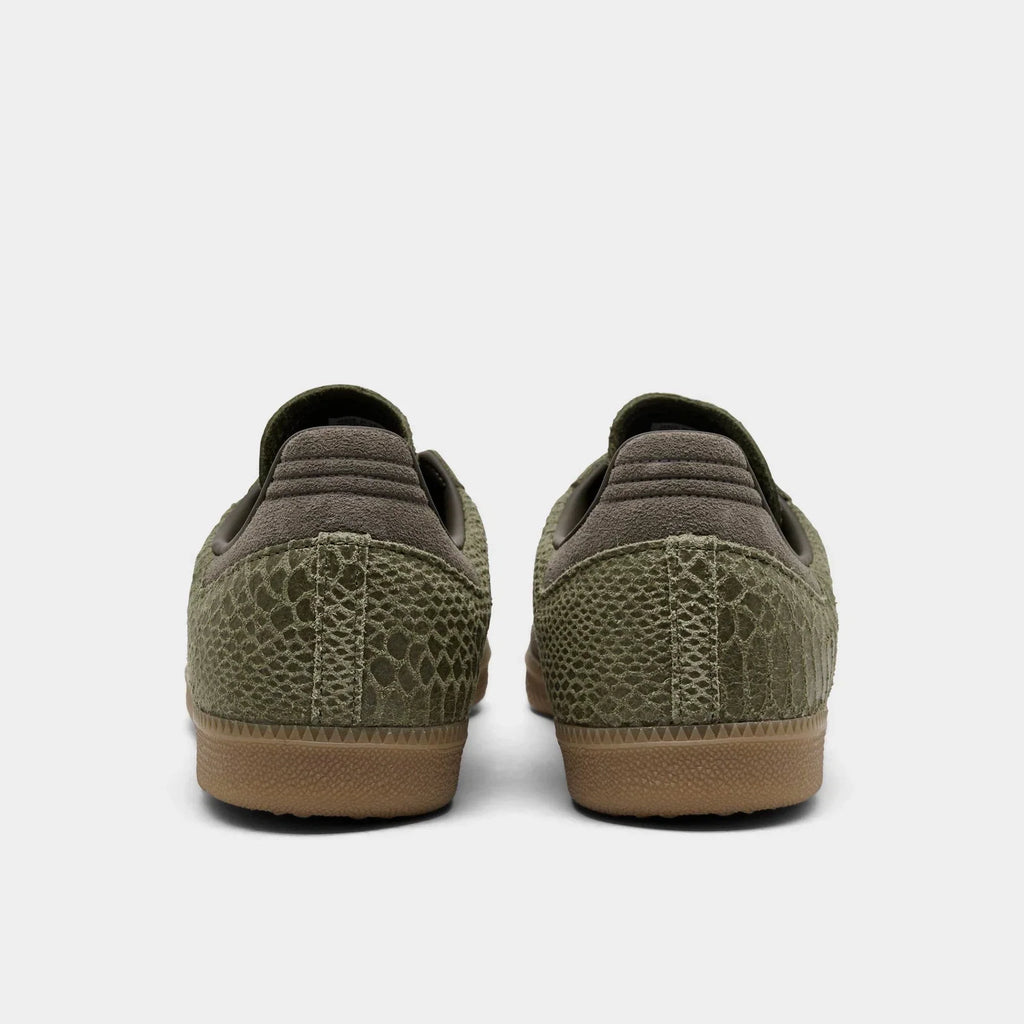 Men's Snakeskin-Print Leather Sneaker