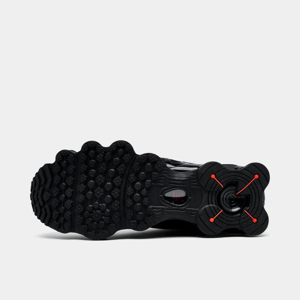 Men's Column-Cushioned Mesh Sneakers - Black