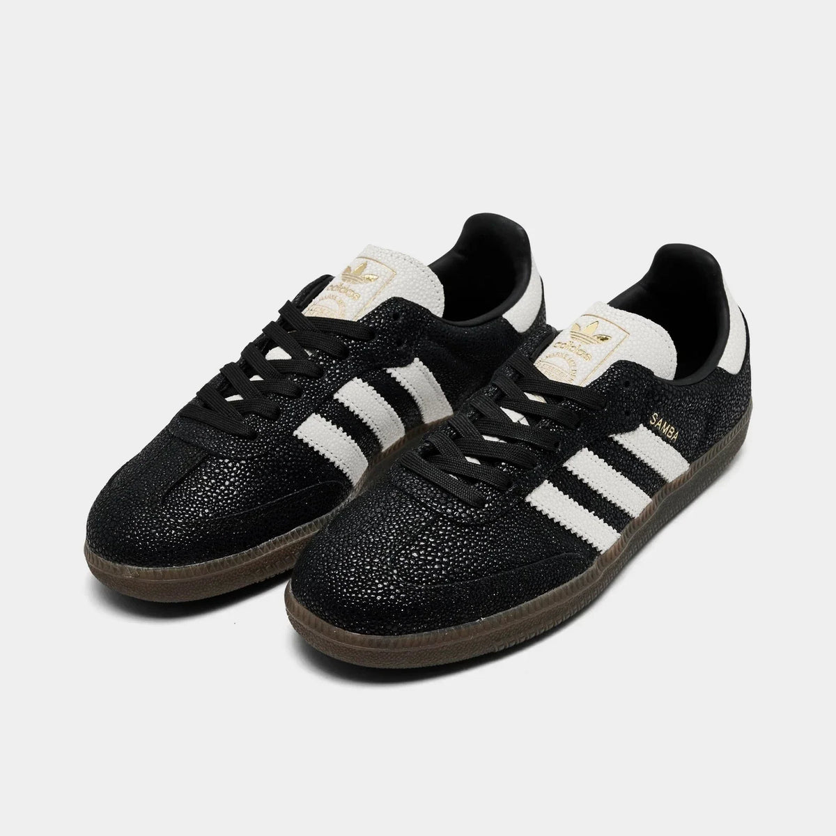 Women's Pebbled Leather Low-Top Sneakers