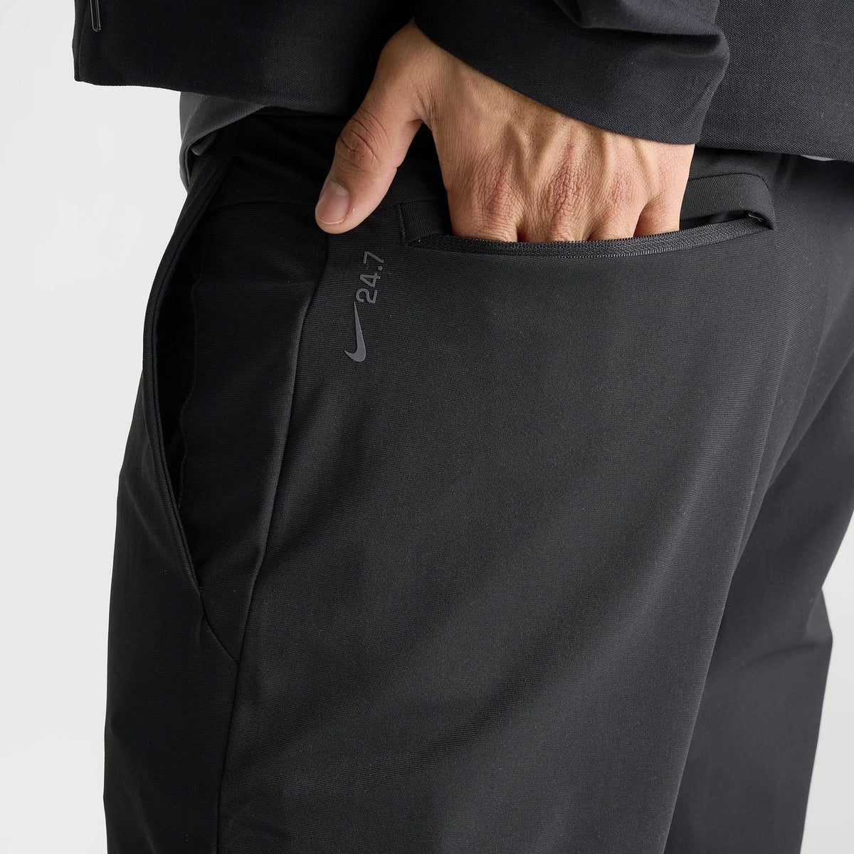 Men's Stretch Straight Chino Pants - Black