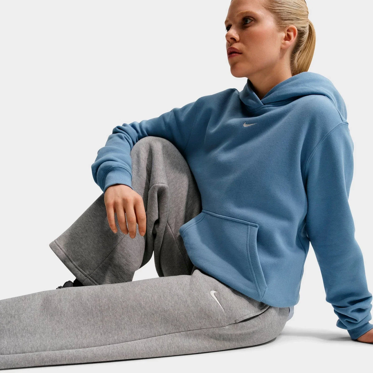 Women's Midweight Wide-Leg Fleece Pants