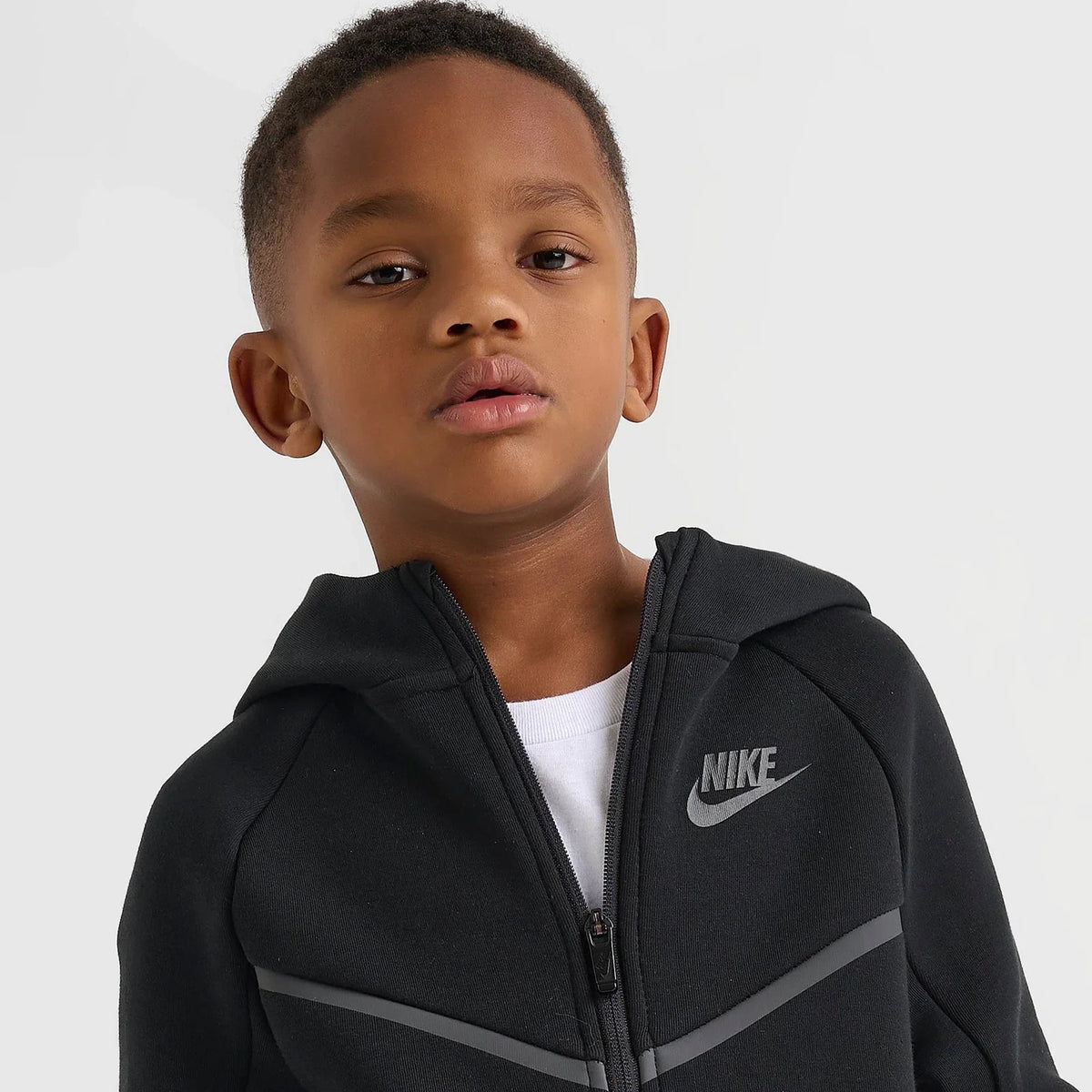 Little Kids' Full-Zip Hoodie And Jogger Set