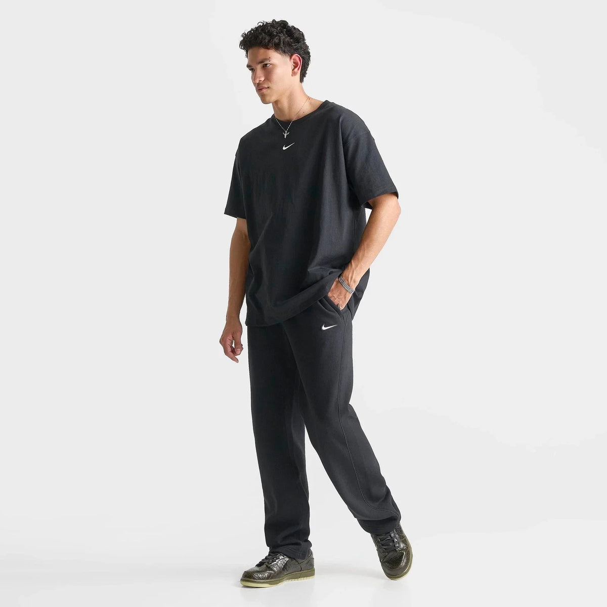 Men's Relaxed Open-Hem Fleece Sweatpants