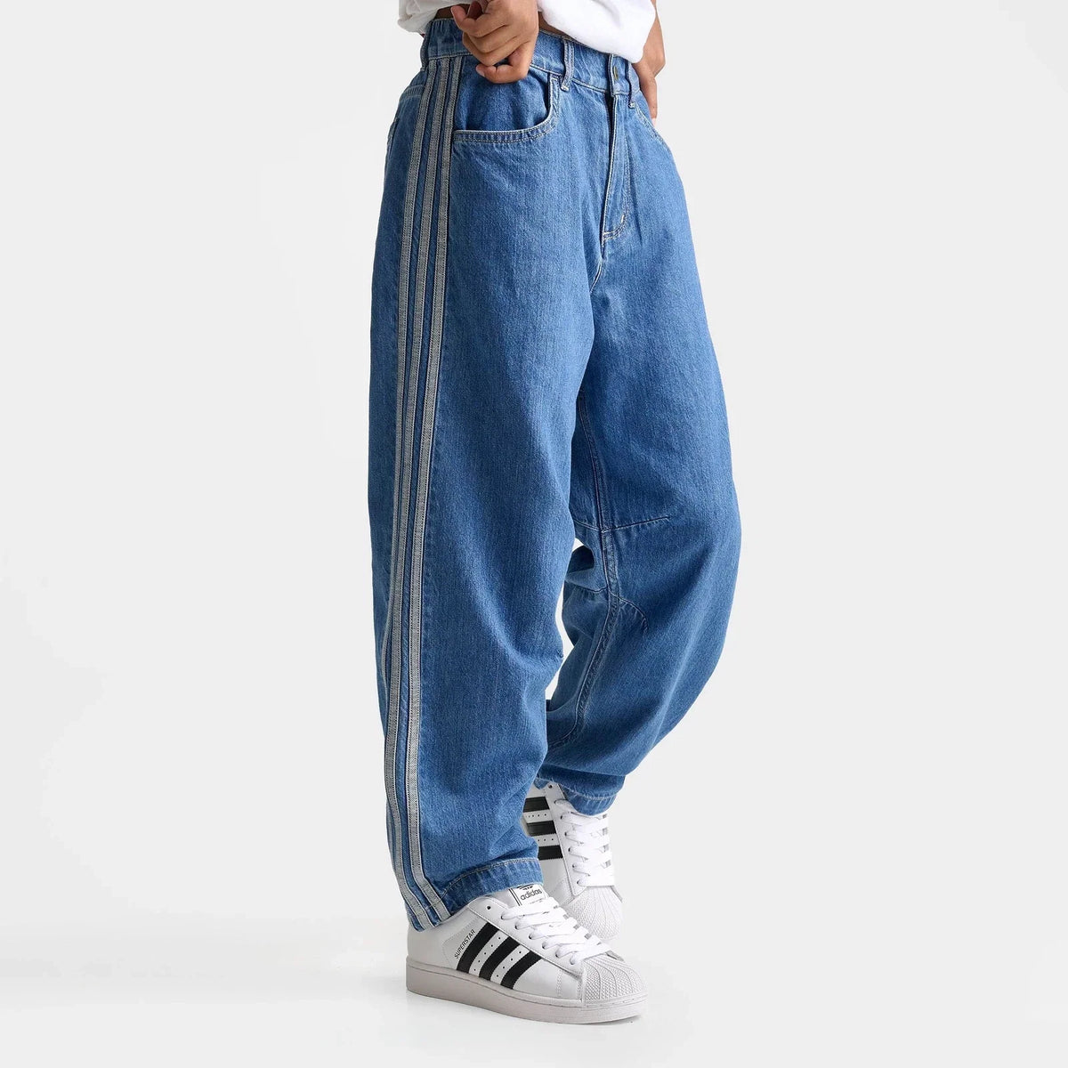 Kids' Wide-Leg Denim Jeans