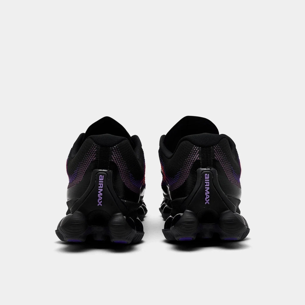 Men's Textured Mesh Cushion Sneakers - Black