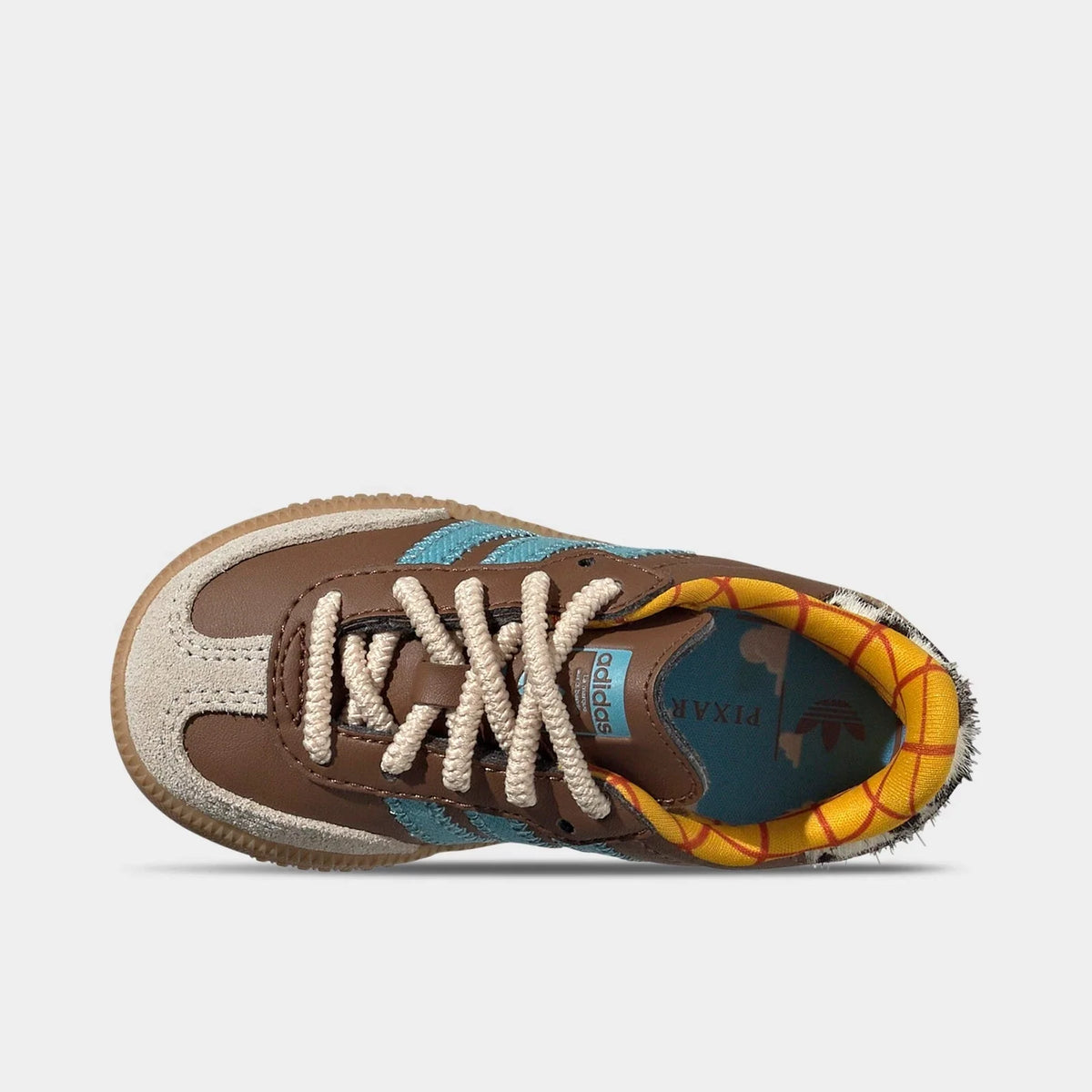 Toddler Leather Stretch-Lace Sneakers