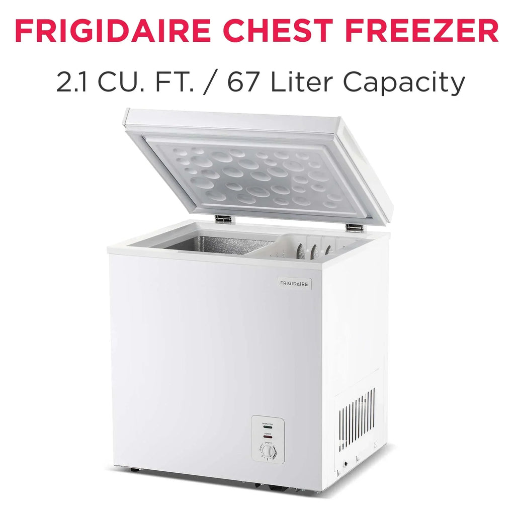 Frigidaire Chest Freezer, 2.1 Cu. Ft., White
