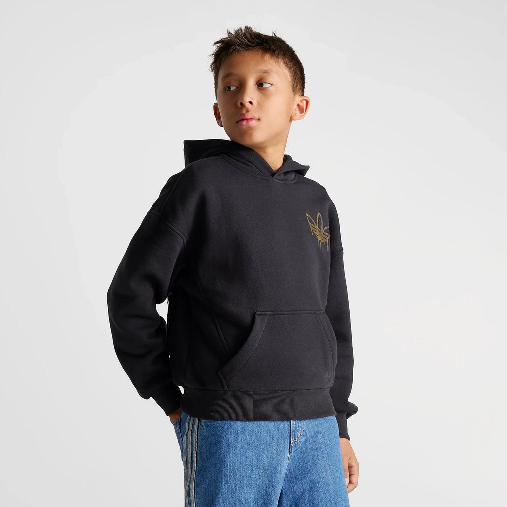 Kids' Metallic Graphic Fleece Pullover Hoodie