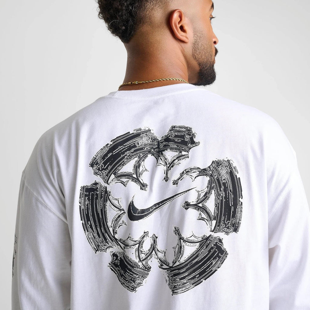 Men's Loose-Fit Graphic Long-Sleeve Tee