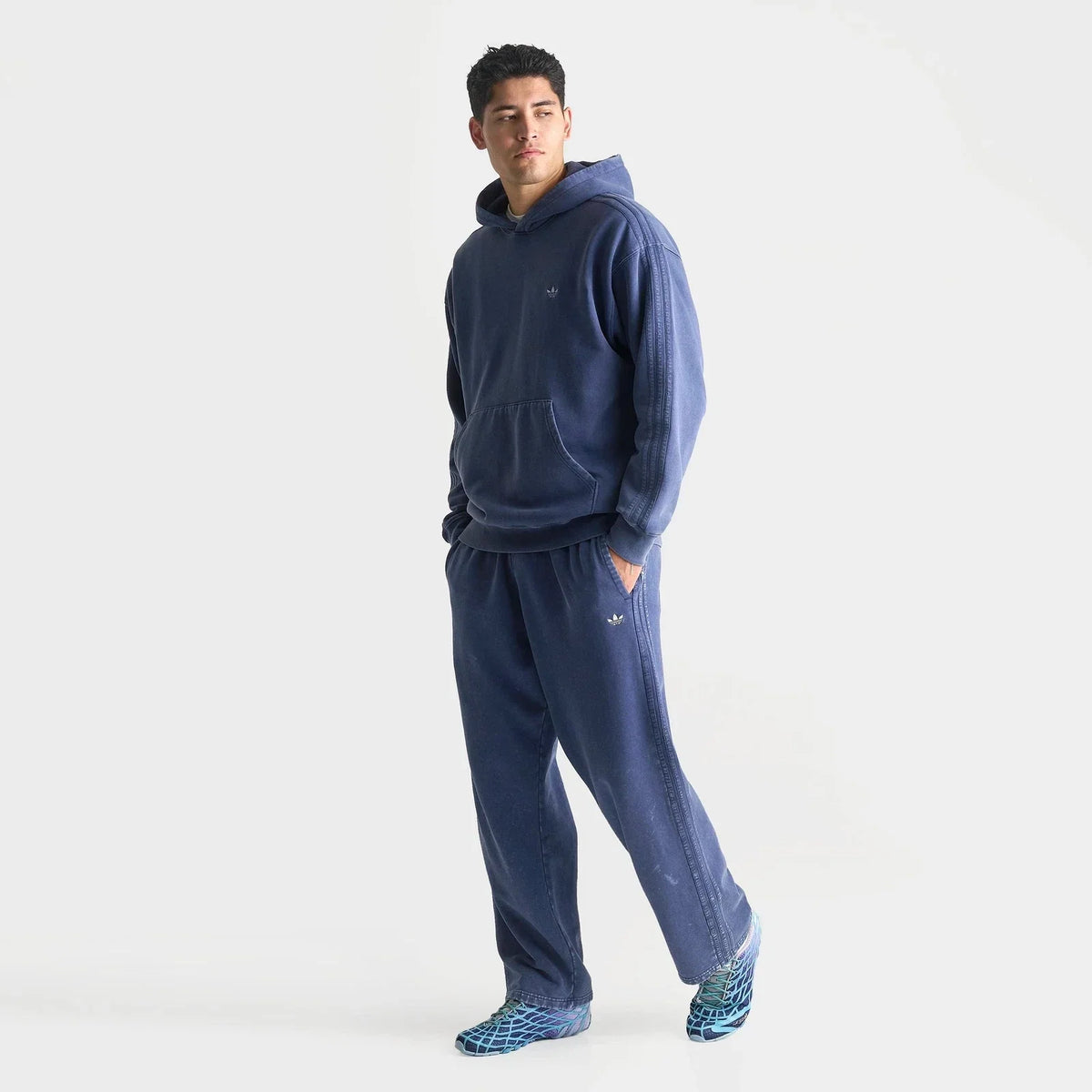 Men's Relaxed Cotton-Blend Fleece Jogger Pants