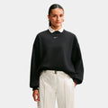 Women's Oversized Fleece Crewneck Sweatshirt