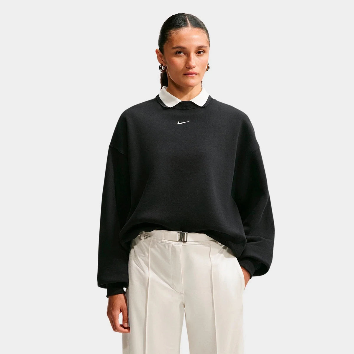 Women's Oversized Fleece Crewneck Sweatshirt