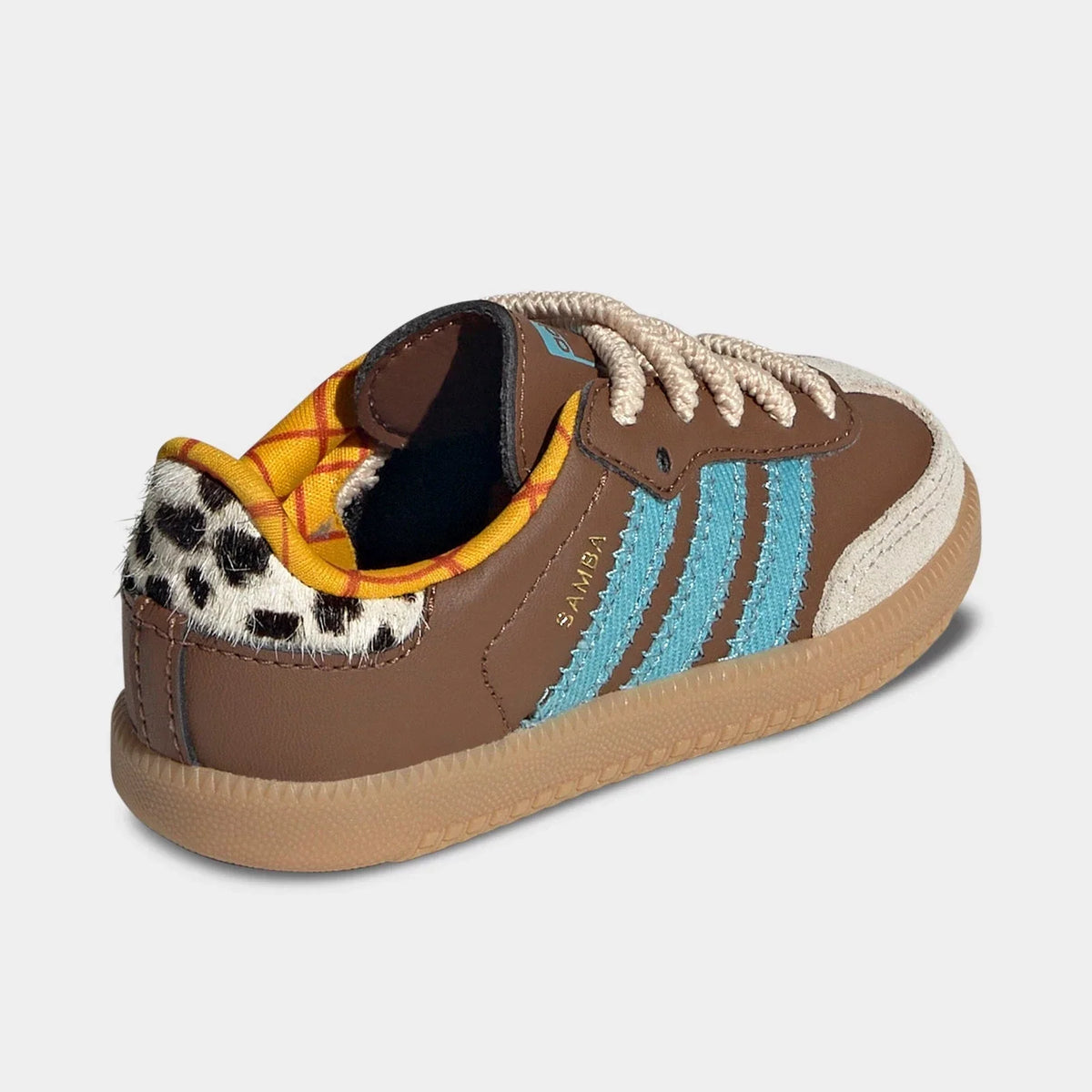 Toddler Leather Stretch-Lace Sneakers
