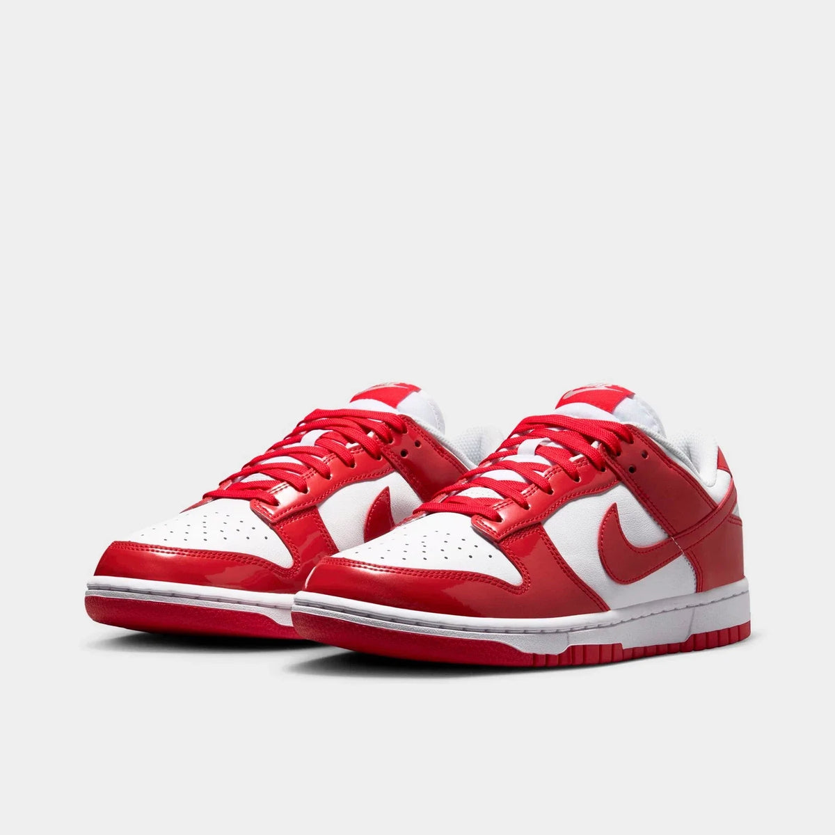 Women's Leather Low Top Sneakers - White