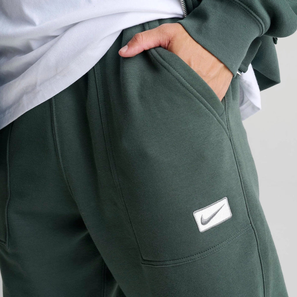 Men's Oversized Brushed Fleece Sweatpants - Green