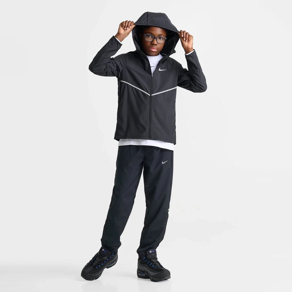 Kids' Water-Repellent Full-Zip Training Jacket
