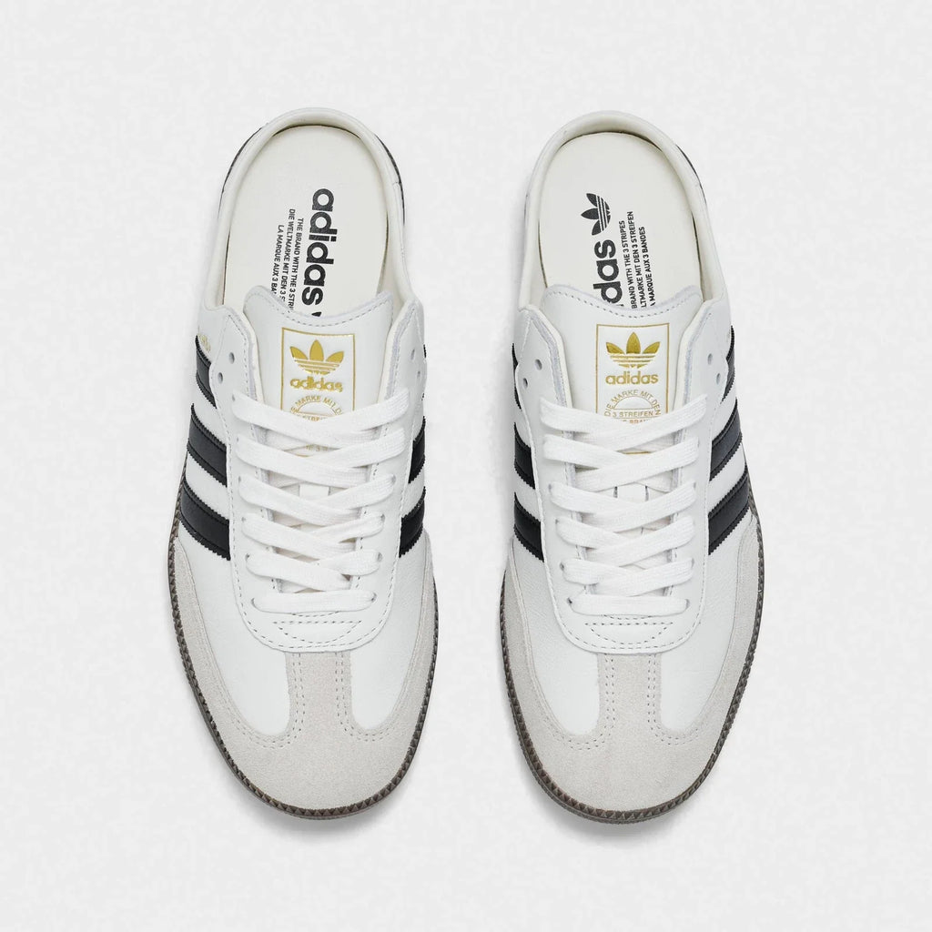 Women's Leather Backless Mule Sneakers