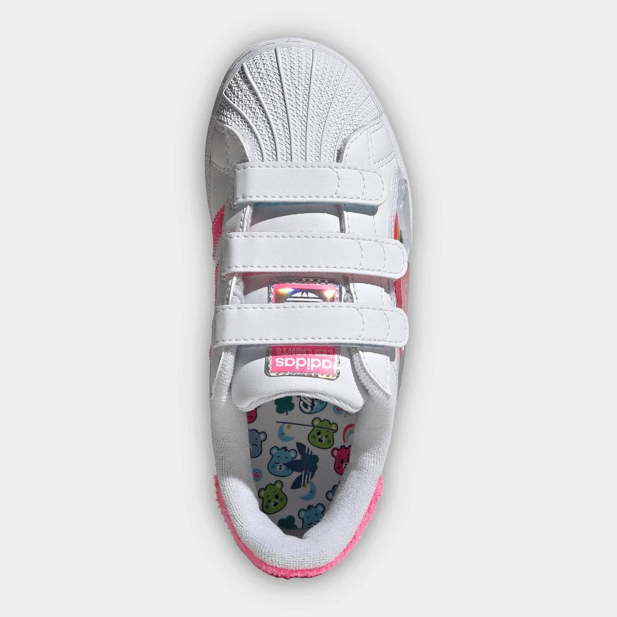 Girls' Light-Up Bear Graphic Sneakers