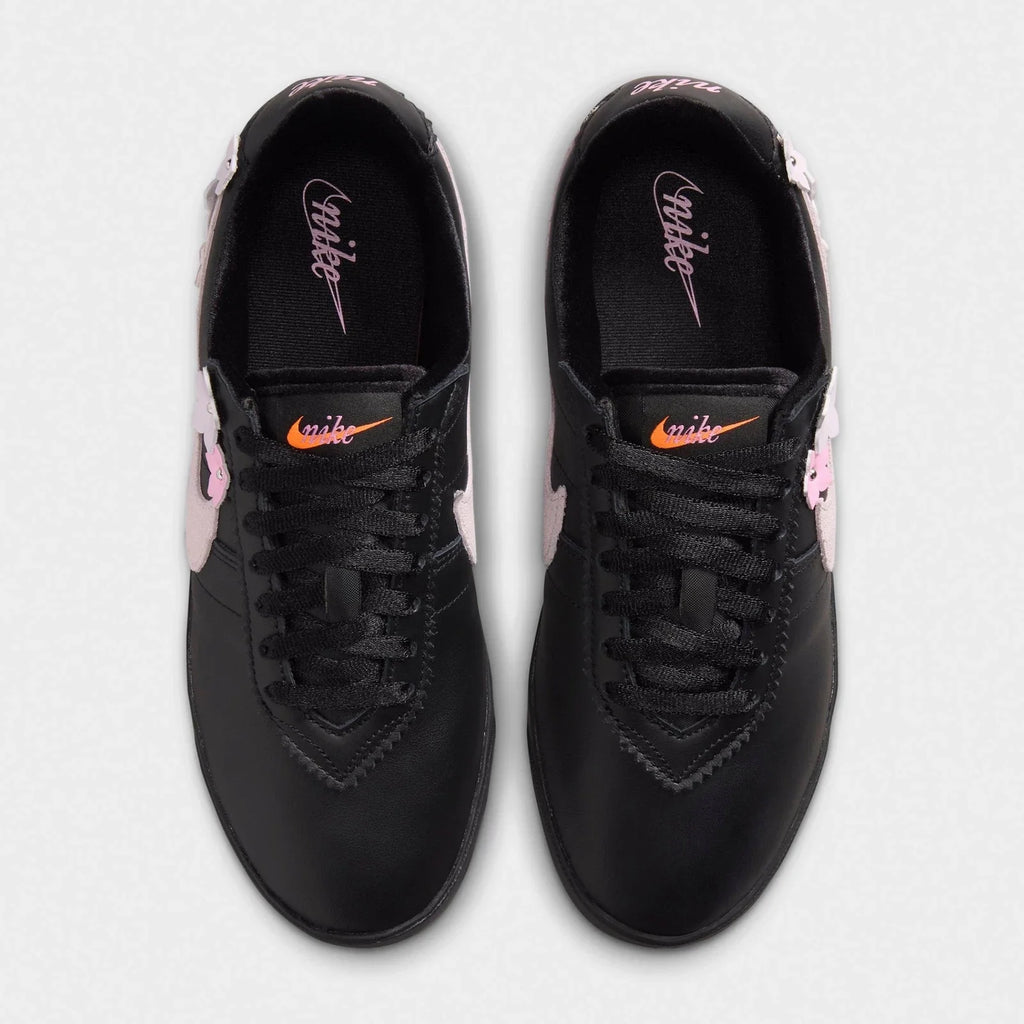 Women's Leather Floral Casual Sneakers