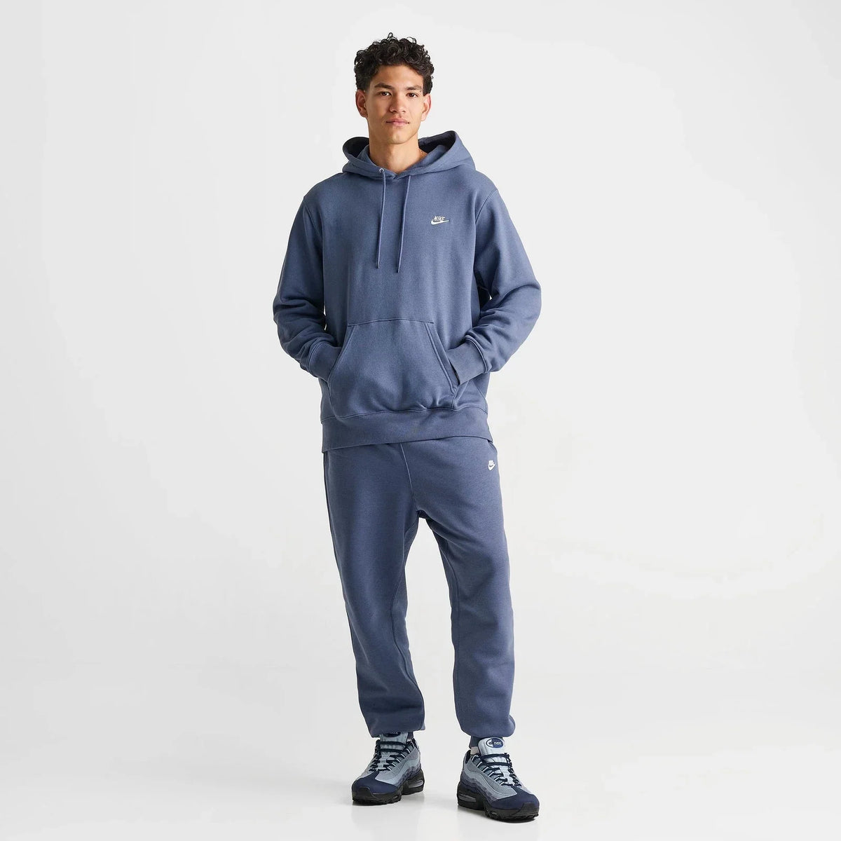 Men's Embroidered Fleece Pullover Hoodie