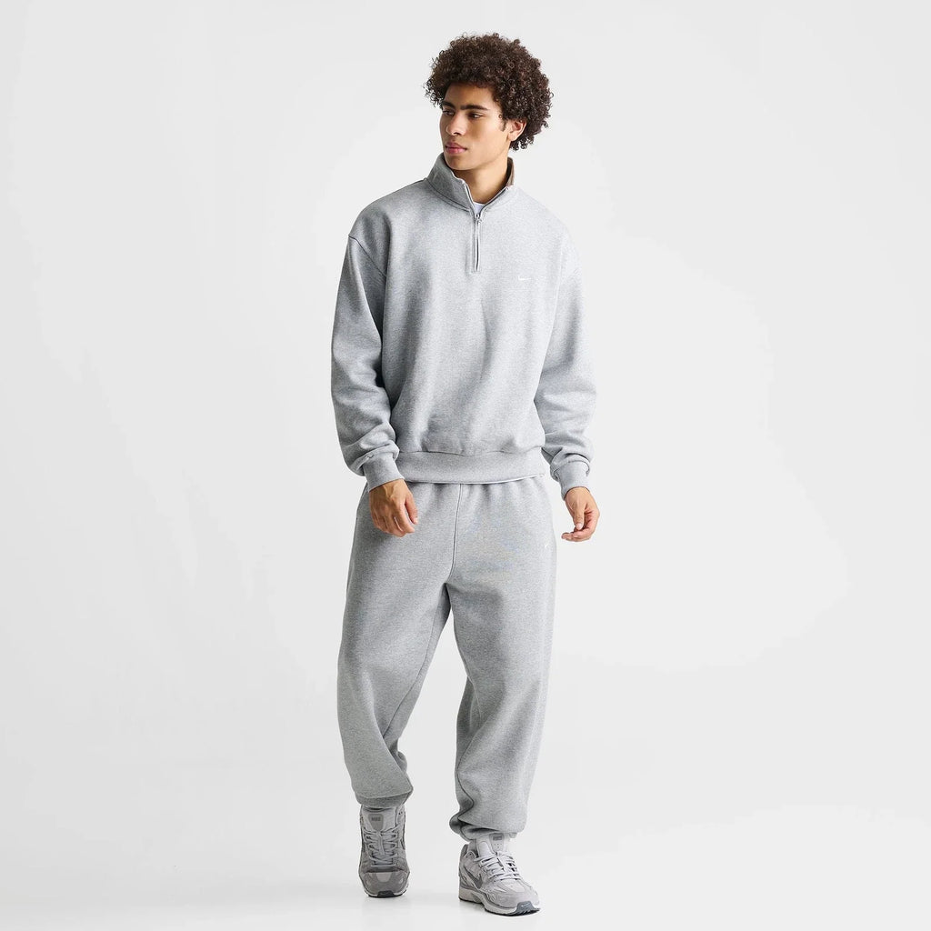 Men's Brushed Fleece Quarter Zip Pullover