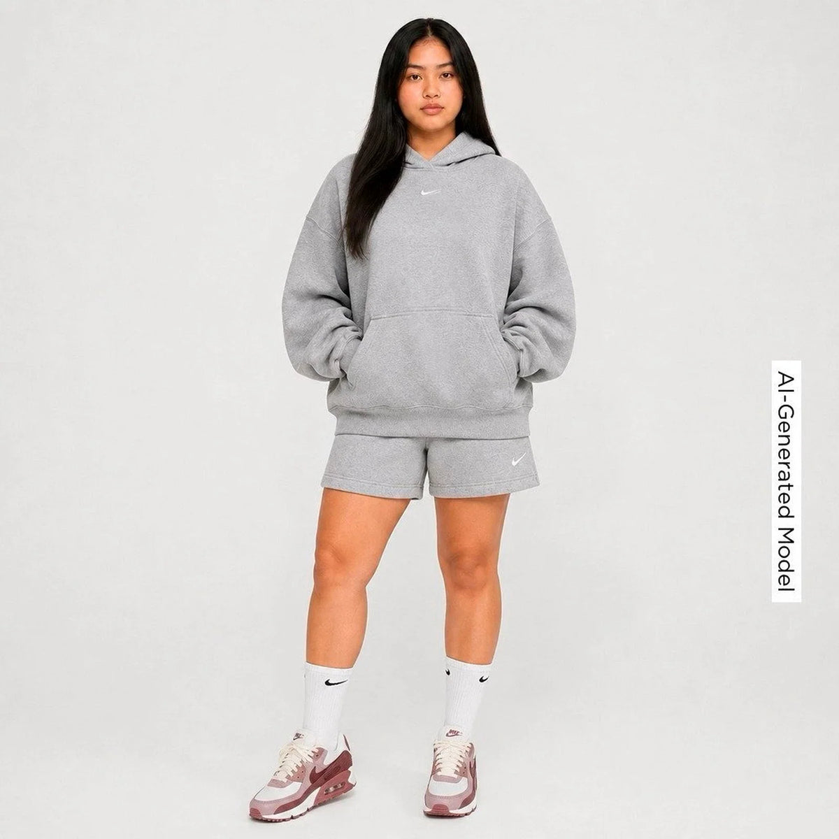 Women's Oversized Midweight Pullover Hoodie