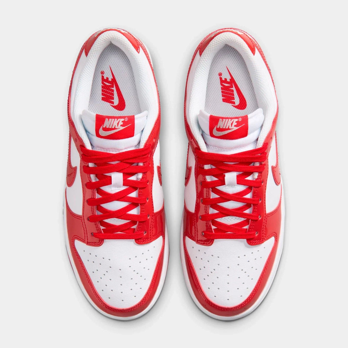 Women's Leather Low Top Sneakers - White