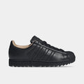Men's Leather Shell-Toe Ripple Sole Sneakers