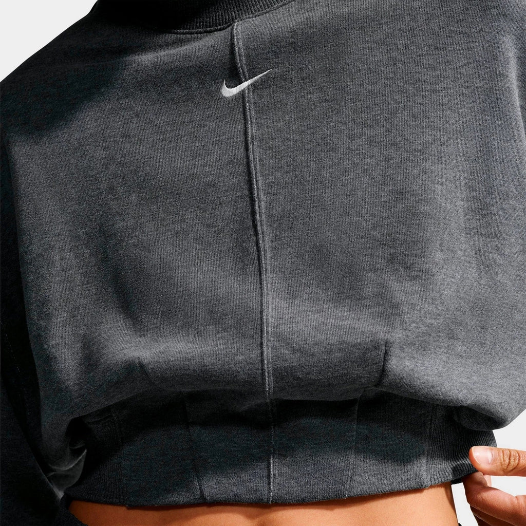 Women's Cropped French Terry Crew Sweatshirt