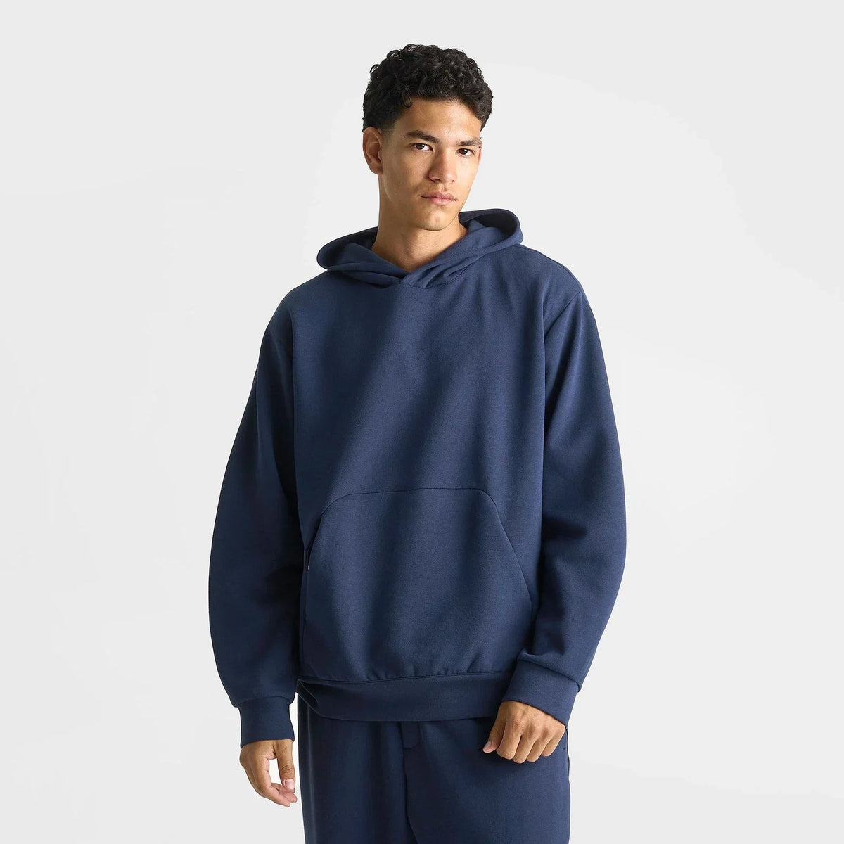 Men's Moisture-Wicking Pullover Hoodie - Blue