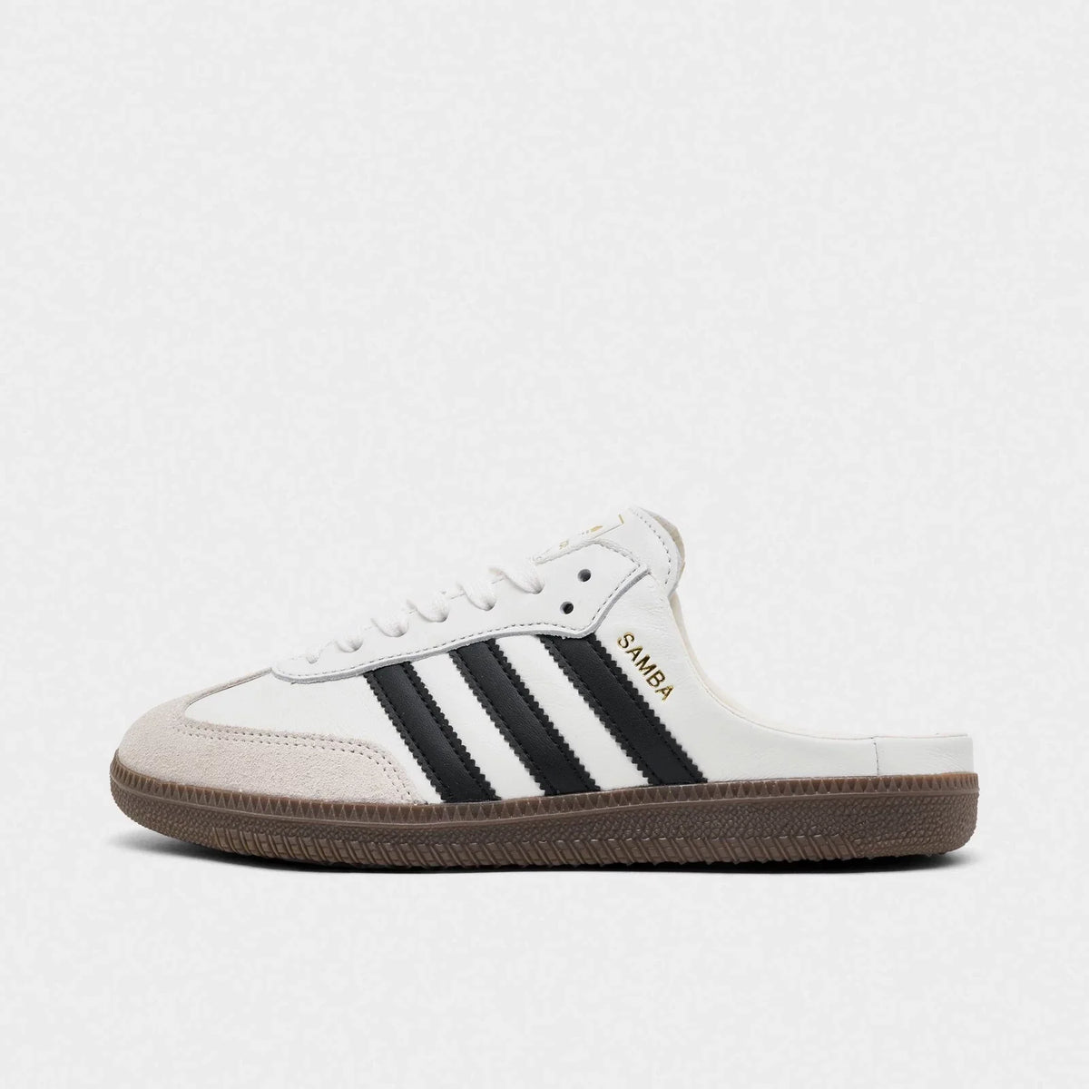 Women's Leather Backless Mule Sneakers