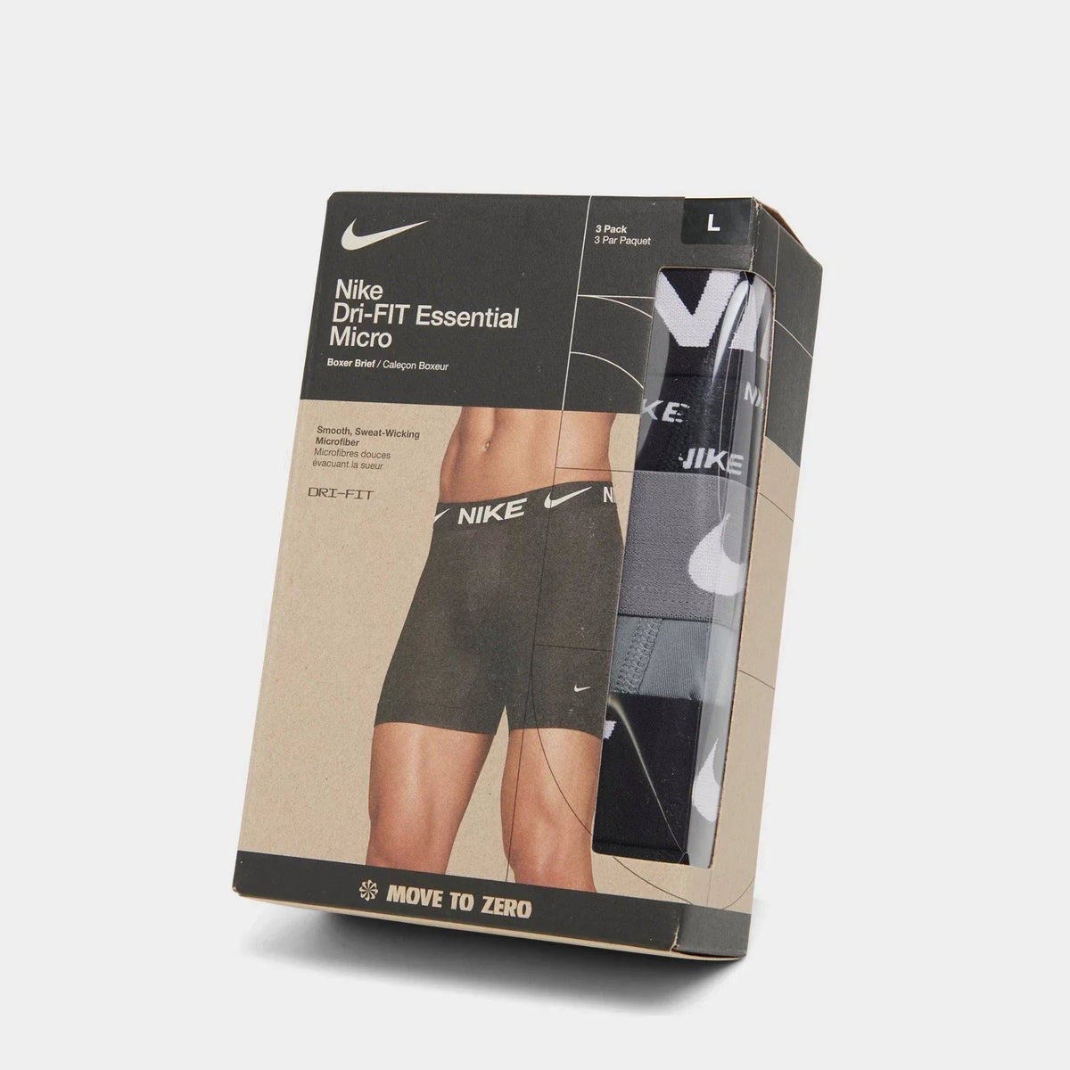 Men's Microfiber Boxer Briefs - 3 Pack