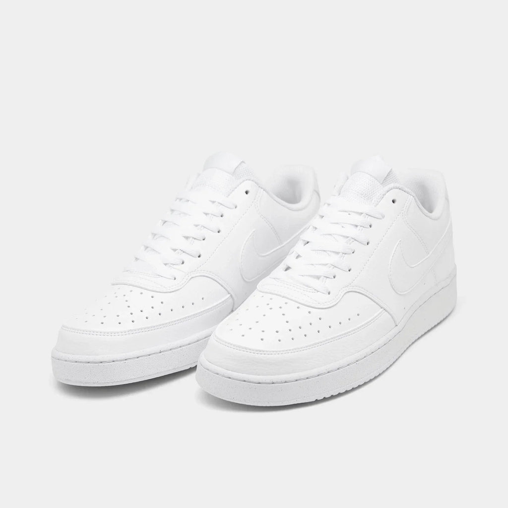 Men's Recycled Low-Top Court Sneakers - White
