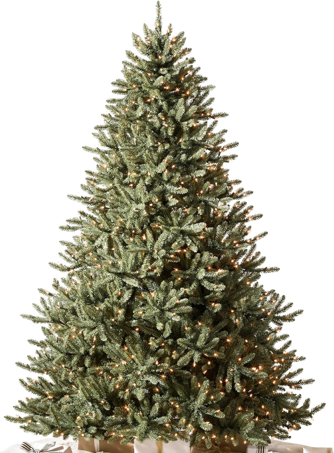 Balsam Hill Artificial Christmas Tree 7.5ft Pre-Lit Classic Blue Spruce With 1000 Clear Incandescent Lights